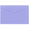 Папка-конверт на кнопке А4(232*333) 180мкм ErichKrause Diagonal Pastel ассорти арт.50322 (Ст.12)