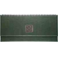 Планинг 2026 к/з deVENTE "Bravo" зеленый, 64л евроспираль арт.2239606