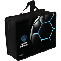 Сумка пластик А4 (deVENTE) на молнии ручка-тесьма Super Division с расширением арт.8057510