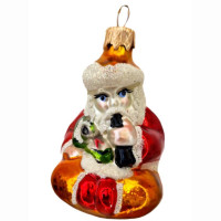 Украшение декоративное стекло 08см "Заклинатель змей" арт.Ф418