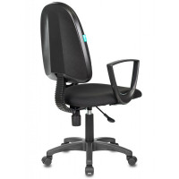 Кресло для оператора пластик/кожзам Бюрократ CH-1300N черный