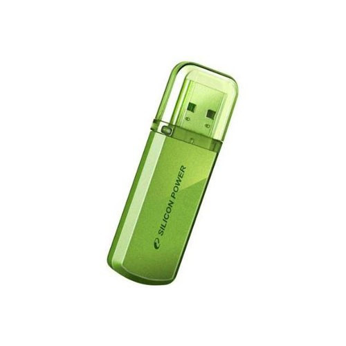 Флеш диск 32GB USB 2.0 Silicon Power Helios 101,зеленый