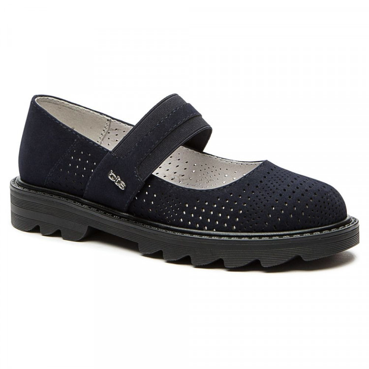 Туфли для девочки (BETSY) синий верх-искусственный нубук подкладка-натуральная кожа размерный ряд 33-37 арт.938313/03-02