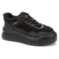 Ботинки для девочек зимние (CROSBY) черный верх- искусственная кожа/искусственный мех подкладка -искусственная шерсть артикул 438114/11-02