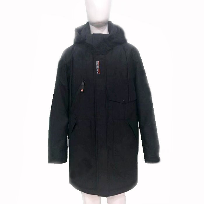 Куртка осенняя для мальчика (Puros poro) арт.Р20SSBC-1009 размерный ряд 34/140-44/170 цвет черный