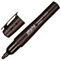 Маркер перманентный ATTACHE круглый 2-5мм черный Selection Pegas арт.426890