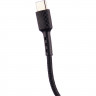 Кабель Defender F181, USB 2.0 (AM) - Type C, 1метр, 2.4А, нейлоновая оплетка, чёрный