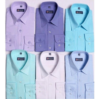 Сорочка детская длинный рукав размерный ряд 29/116-122-36/158-164 цвет голубой Brostem арт.4726d