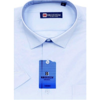 Сорочка подростковая  длинный рукав размерный ряд 36/158-164(XXS)-41/176-182(XL) цвет голубой Brostem арт.4706AX