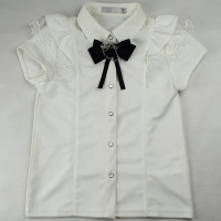 Блузка для девочки (Делорас) короткий рукав цвет молочный арт.64001CS размерный ряд 30/122-40/152