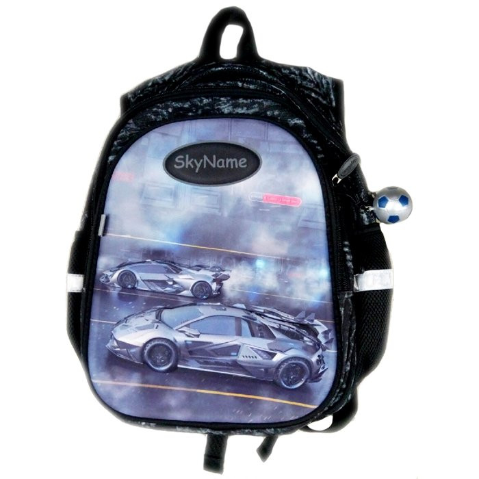 Рюкзак для мальчика школьный (SkyName) + брелок 38х29х19см арт.R1-016