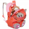 Рюкзак для девочек дошкольный (Grizzly) кот 24х29х14 см арт.RS-898-2