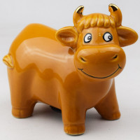 Копилка СГ "Коровка" 13см в ассортименте арт.754845