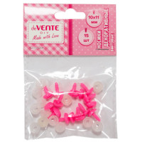 Набор для творчества Носики декоративные розовые 15 штук 10х11мм (deVENTE) арт.8001329