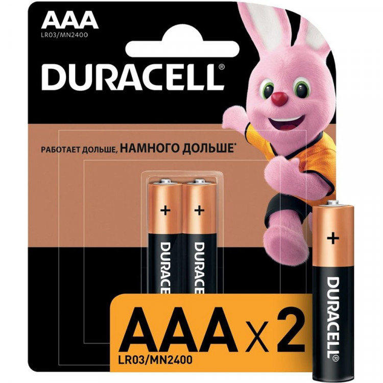Батарейка LR03 Duracell BL2 (цена за упаковку)