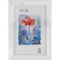 Фоторамка 10*15 (дерево) багет 15мм Белая арт.РЗ-15-07