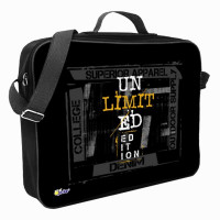 Папка А4 текстиль на молнии регулируемая ручка широкая боковинка (Оникс) Un limited арт.ПМД 5-20