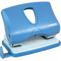 Дырокол (20л) deVENTE пластиковый с линейкой sigNATURE сумеречный синий арт.4020512