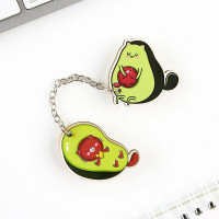 Значок "Ты моя идеальная парочка" 8*12см арт.7827159