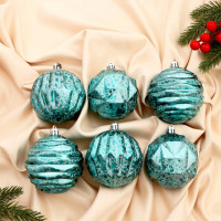 Набор шаров 08см 06шт/наб. "Галактика" зеленый арт.4942080