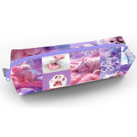 Пенал-косметичка 1 отделение (Hatber) Мяу стори мягкий 210х50х60мм арт.NPk_61153