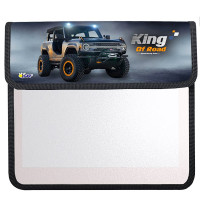 Папка школьная для тетрадей А5 на липучке 2 отделения (ОНИКС) King of road арт ПТ-95