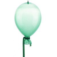 Украшение декоративное стекло 10см "Воздушный шарик" зеленый арт.10115