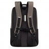Рюкзак для мальчиков (Grizzly) арт RU-437-4/2 черный-хаки 29х43х15 см