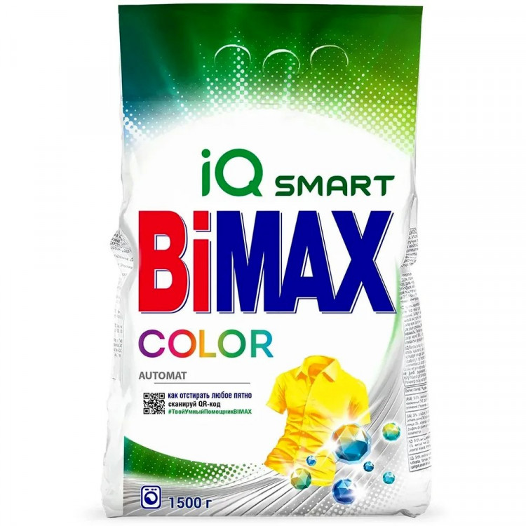 Стиральный порошок  Bimax 1500г Колор