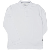 Поло для мальчика (Делорас) длинный рукав цвет белый арт.71616ZP