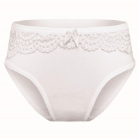 Трусы для девочки арт.5510/1 размер 28/98-104 100% х/б цвет белый