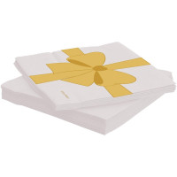 Салфетки "Золотой бант" 20шт/наб 33*33см арт.6015046