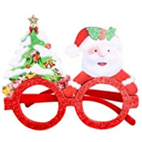Очки карнавальные "Дед Мороз и Елка" арт.87103