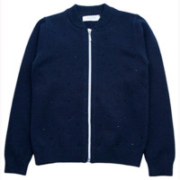 Кардиган для девочки (Malini) артикул 3948 размер 30/116   цвет синий