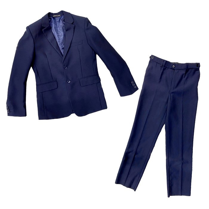 Костюм для мальчика (ТИТАН) классический силуэт (пиджак/брюки) арт.PI14-64	размер 40/152-50/182 цвет синий