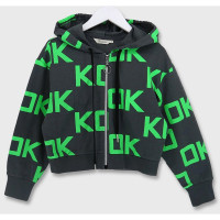 Бомбер для девочки арт.Deloras 21779 размер 34/134-44/164 цвет серый