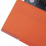 Тетрадь пластиковая обложка А5 клетка 96 листов на гребне (Hatber) DIAMOND NEON 4 цветных разделителя с линейкой оранжевая арт.96Т5В1гр_02035