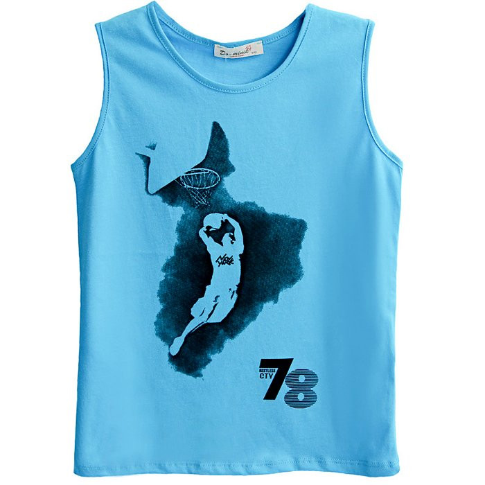 яяяМайка для мальчика арт.DM 9015 размер 36/140-48/176 цвет бирюзовый