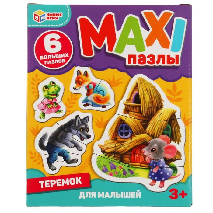 Пазл 06 элементов Макси Теремок (Умные Игры) арт 4680107902153