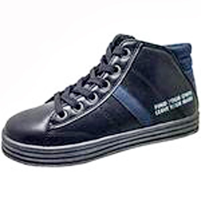 Ботинки для мальчика (Qwest) черные верх-искусственная кожа подкладка - байка артикул RR152_92B-XDB-1590