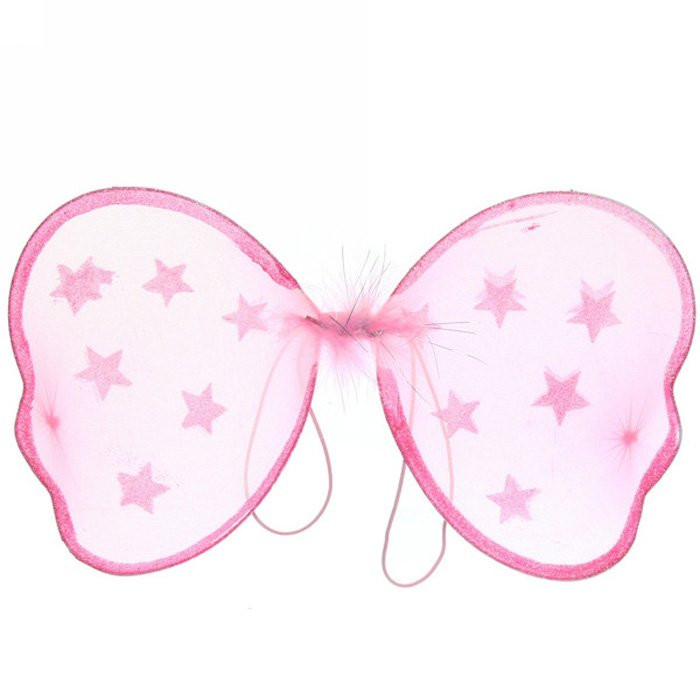 Крылья карнавальные "Принцессы" мини розовый арт.770-0310