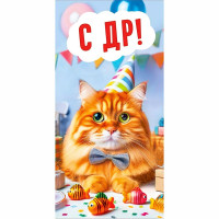 Конверт для денег С ДР! УФ-лак глянцевый арт.70000999