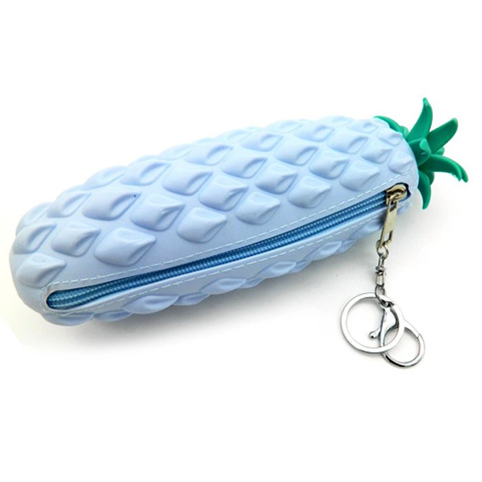 Пенал-косметичка 1 отд. силиконовый (INTELLIGENT) Ананас арт.CA-231