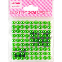 Наклейки-стразы акриловые (deVENTE) Жемчуг бирюза 80 штук арт.8004032