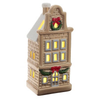 Статуэтка декоративная "Домик" 17,5см с подсветкой арт.793552