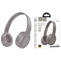 Наушники мониторные беспров. HOCO W46 wireless headphones цв.коричневый