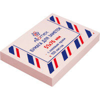 Блок самоклеющийся 51*76 100л розовый (Attomex) арт.2010709 (Ст.)