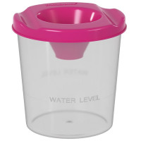 Стакан-непроливайка (ErichKrause) Neon Solid розовый арт.58681