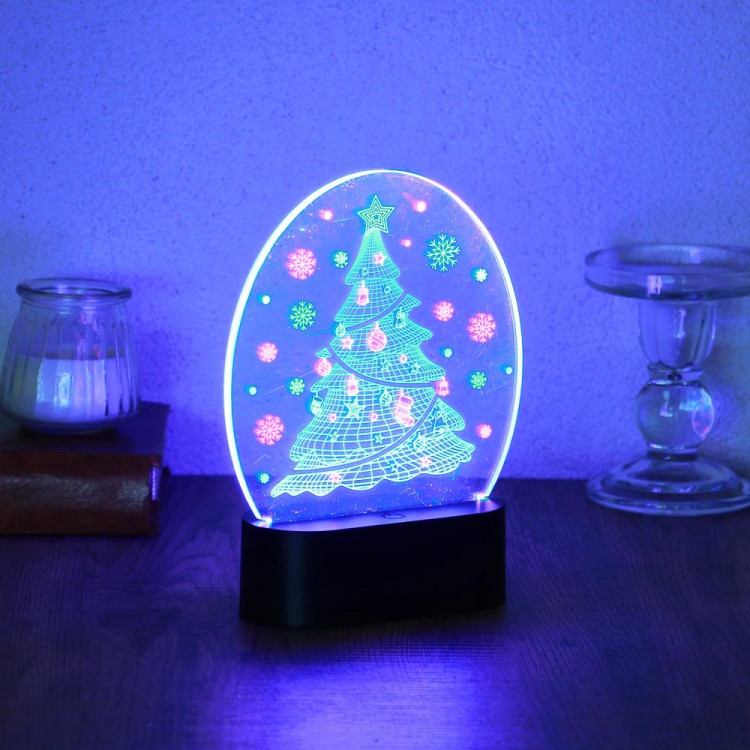 Светильник "Ёлочки" 18,5*14см LED арт.392-072