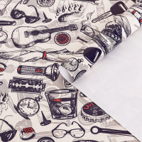 Бумага упаковочная 70*100см "Мужской стиль" арт.10404579